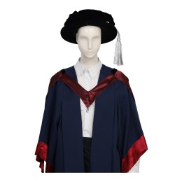 Design rust red robe graduation robe, customized PhD graduation robe for men and women, black bonnet, silver hood strap graduation robe, international real estate and architecture PhD, Hong Kong Polytechnic University, PhD graduation robe, graduation robe Design rust red robe graduation robe, customized PhD graduation robe for men and women, black bonnet, silver hood strap graduation robe, international real estate and architecture PhD, Hong Kong Polytechnic University, PhD graduation robe, graduation robe